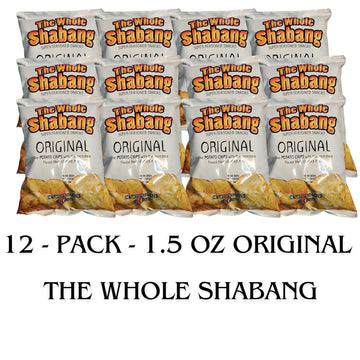 Generic Whole Shabang Potato Chips, Original Flavor, 1.5 oz (12 Pack), Crunchy Snack, Perfect for Parties and Gatherings