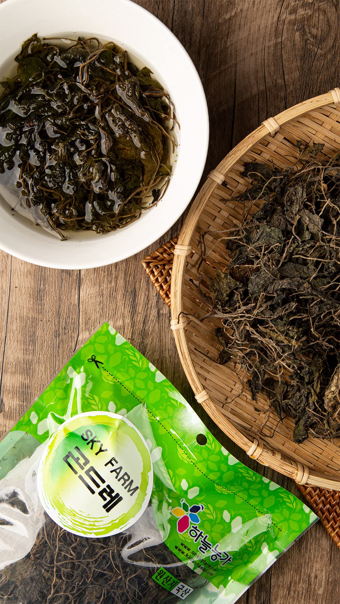 Sky Farm Dried Gondeure-Namul 50G, Korean Wild Thistle, Gondeurae, Gondre, K-Food