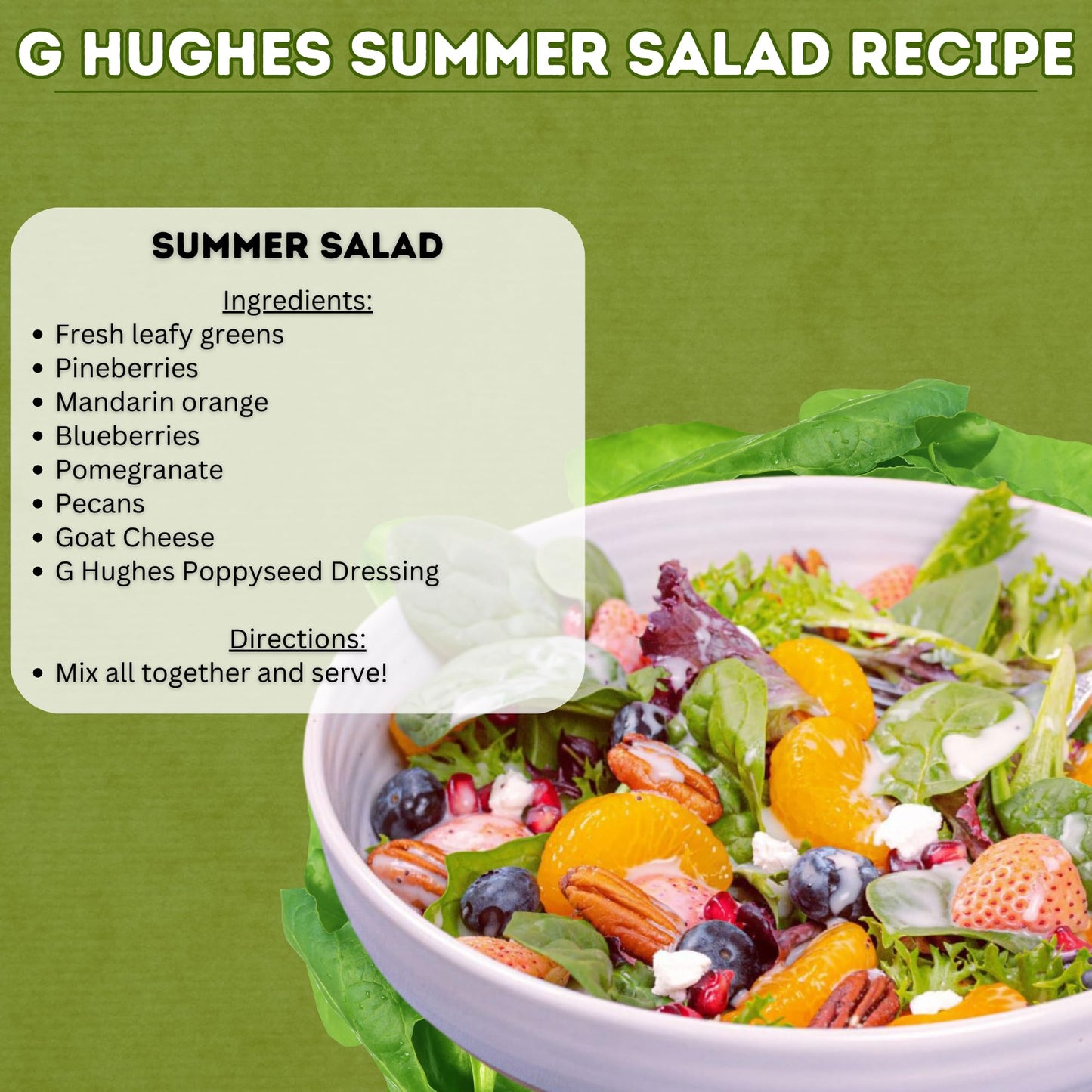 G Hughes Sugar Free Poppyseed Dressing - Gluten Free Poppy Seed Dressing, Sugar Free Salad Dressings, Zero Carb Poppyseed Salad Dressing, No Added Sugar - 12 Oz (3-Pack)