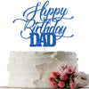 Innoru Glitter Happy Birthday Dad Cake Topper - Father'S Birthday Cake Decor - Father'S Day Party Cake Decorations For Men - Nav