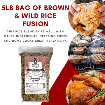 Goose Valley Brown & Wild Rice Fusion, 5 Lb, 2.27 Kg (Pack Of 1)