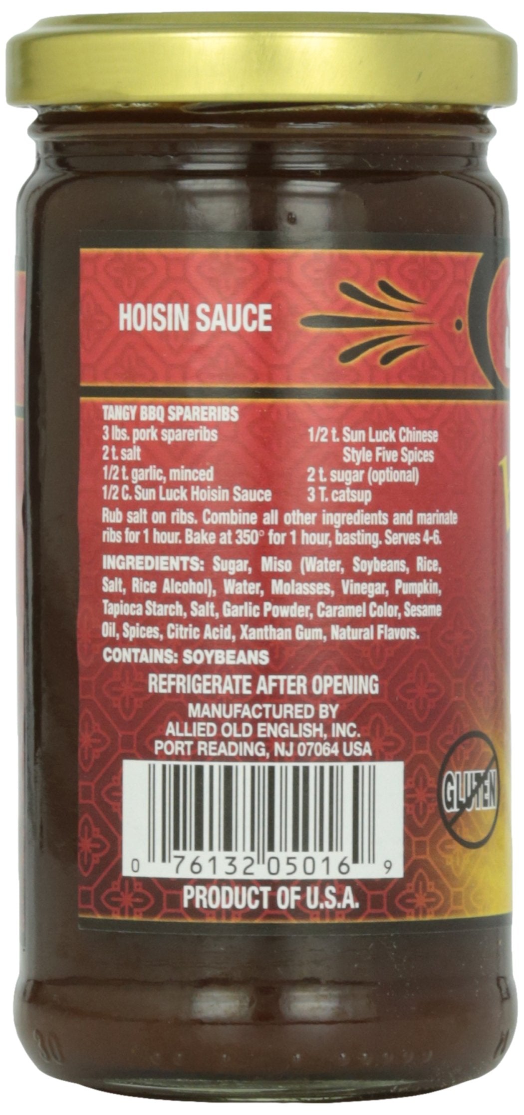 Sun Luck Hoisin Sauce, Traditional, 8 Ounce (Pack of 1)