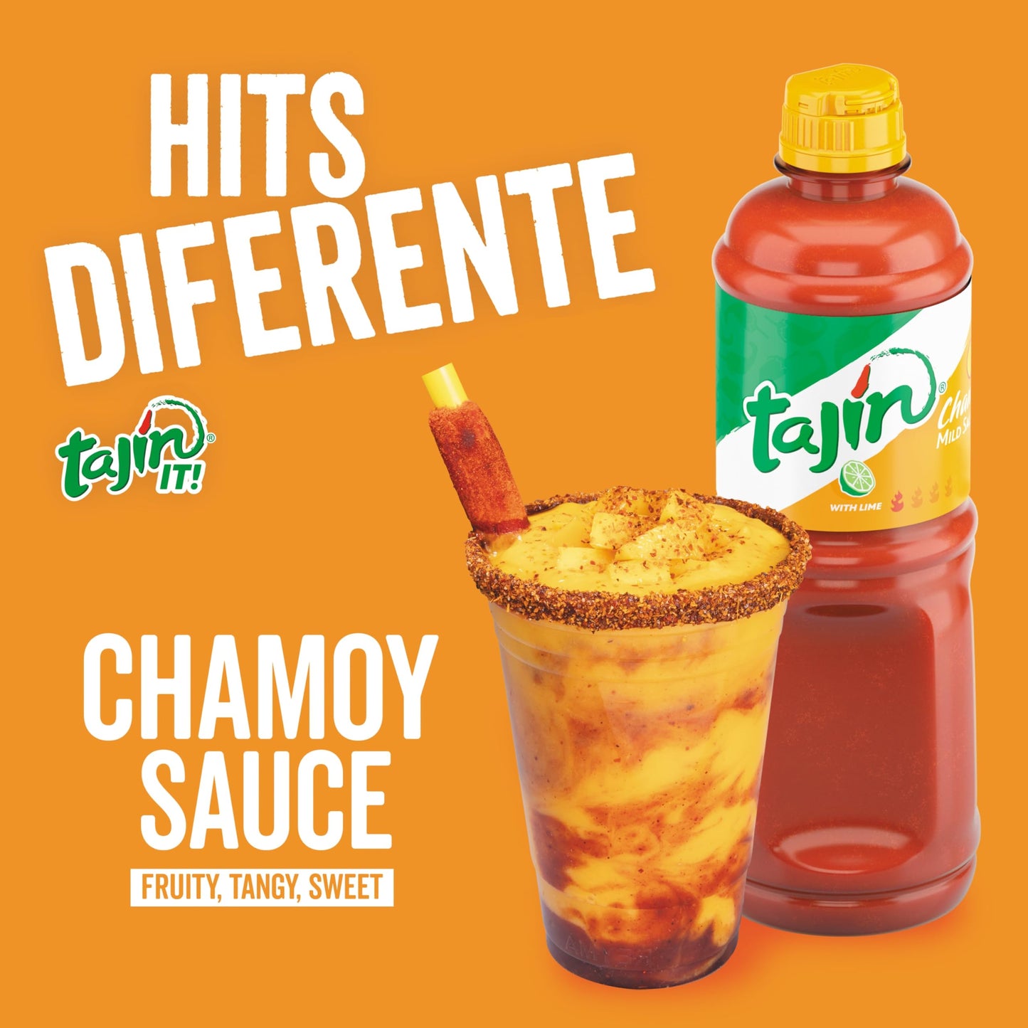 Tajín Fruity Chamoy Hot Sauce 15.38 Oz (Pack Of 12)