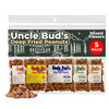 Uncle Bud's Deep Fried Peanuts In Shell (5 Pack), Peanuts Individual Packs: Salted, Cajun, Garlic, Hot, Old Bay, Bacon BBQ, Crun
