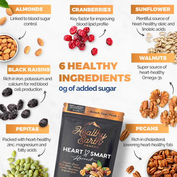 Mixed Nuts Unsalted | Trail Mix | Trail Mix Without Peanuts | Sugar Free Snacks | Gourmet Snacks, Protein Snacks, Gluten Free, N