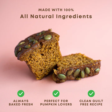 Gourmet Pumpkin Bread Spice By Sweetness Central, Baked Fresh For Each Order, Made With Pumpkin Seeds, The Perfect Dessert, Or H