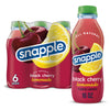 Snapple Black Cherry Lemonade 6 Pack, 16 fl oz Recycled Plastic Bottles