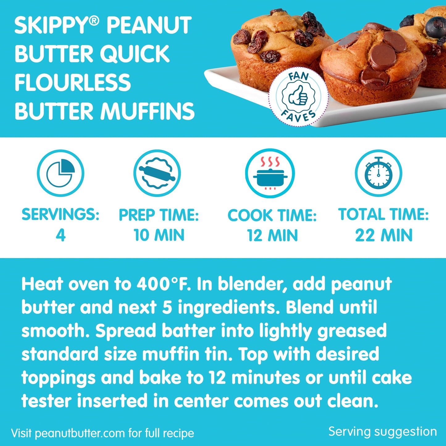 Skippy Natural Creamy Peanut Butter Spread Twin Pack 2-Pack, 5 Lb