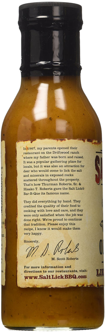 Salt Lick BBQ Sauce, 12 Fl Oz (Pack of 3)