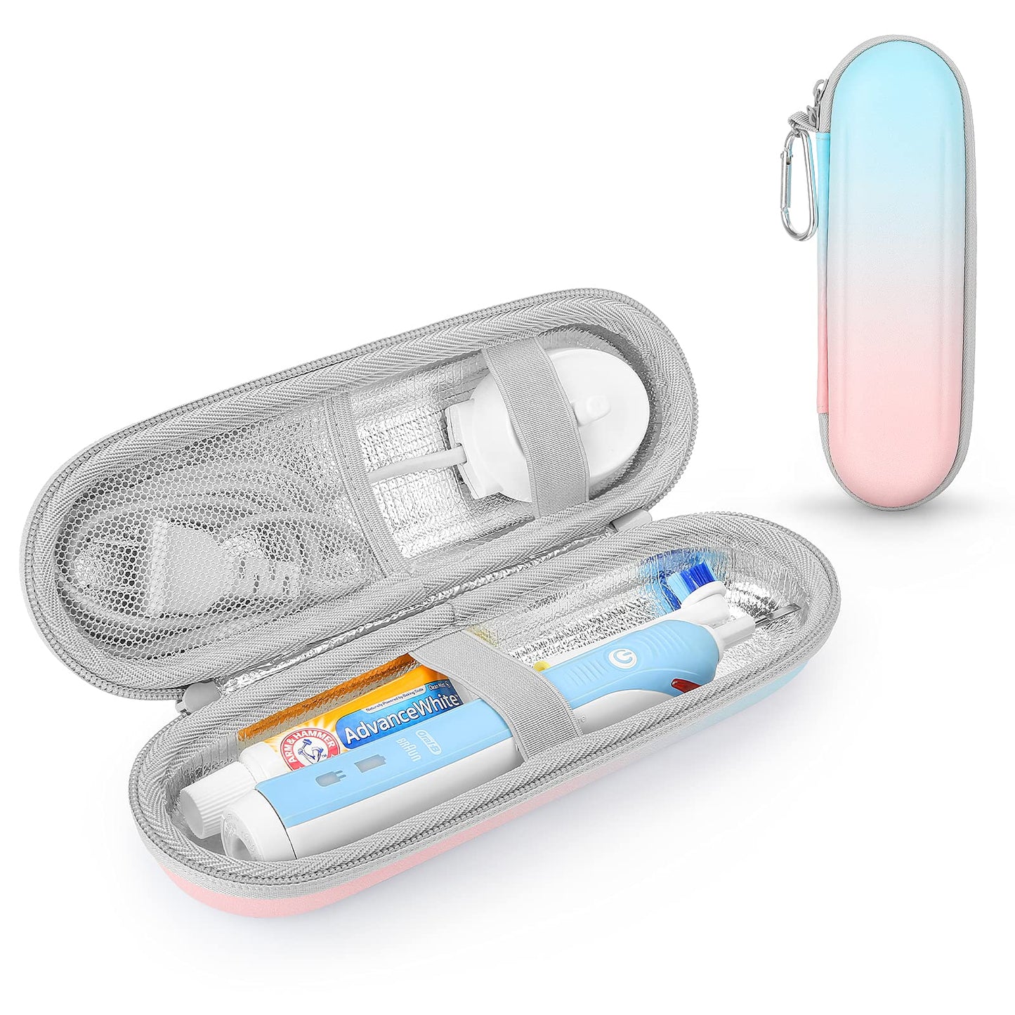 Yinke Travel Case For Oral B/Io 7 8 9 /Oral-B Pro Smartseries/Philips Sonicare Protectiveclean Electric Toothbrush, Hard Eva Cas