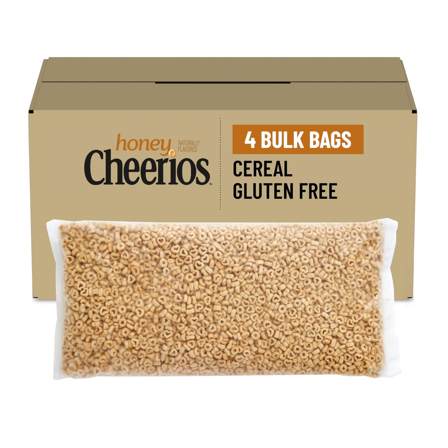 Honey Nut Cheerios Cereal Bulk Pack, 39 Oz (Pack of 4)