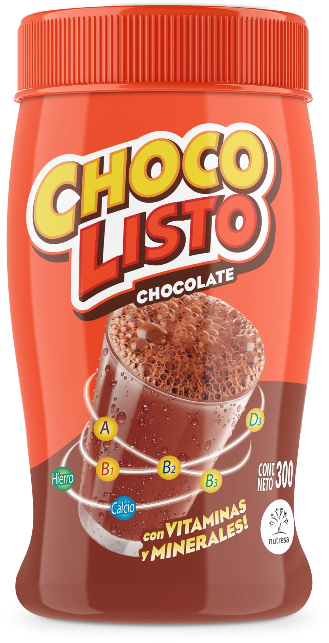 Chocolisto Instant Chocolate Drink, Nutritious Beverage With Vitamins And Minerals, 10.5 Oz Per Pack, Pack Of 4.