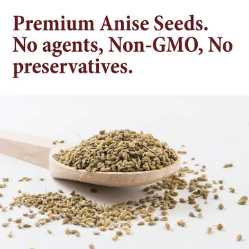 The Spice Way Premium Anise Seeds - Whole Seeds (4 Oz) Also Called Aniseed. Used For Baking Bread, Cooking And Even Tea.