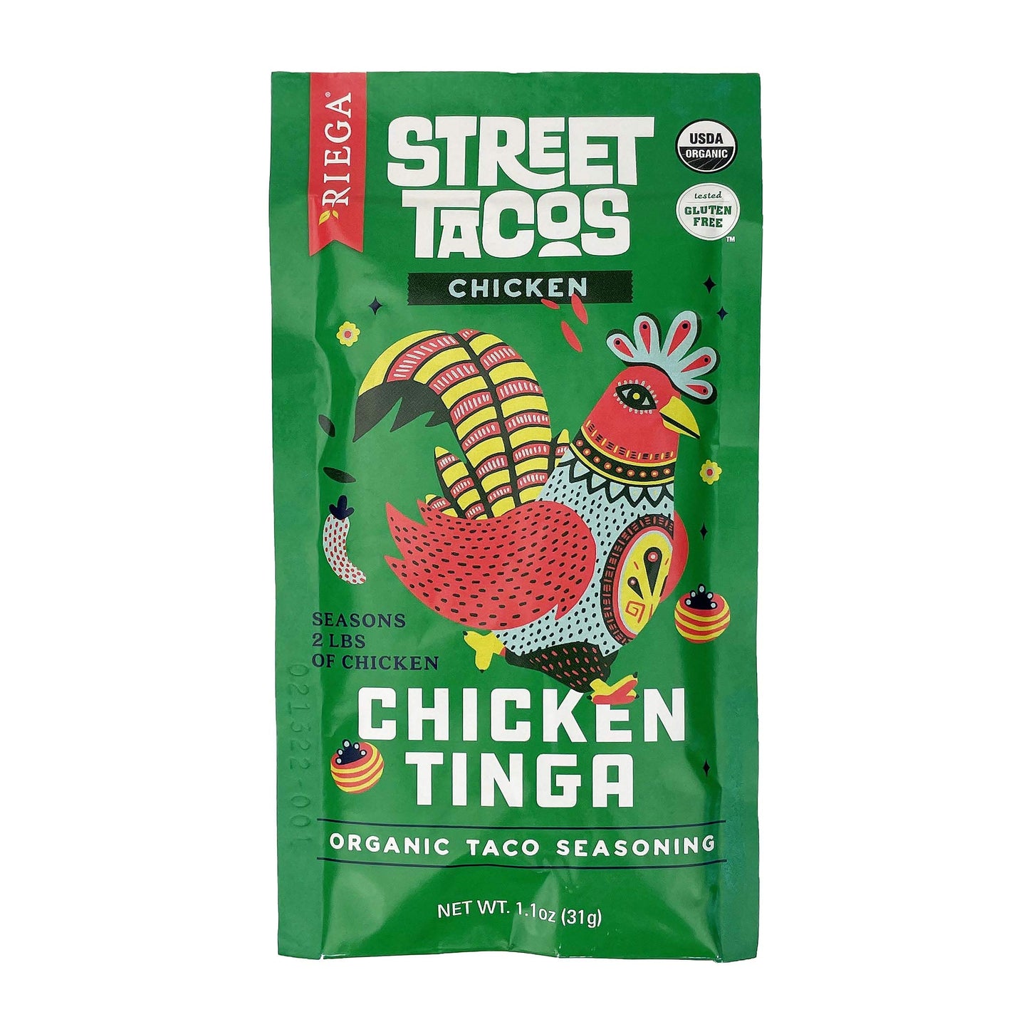 Og2 Riega Chkn Tnga Taco ( 8 X 1.1 Oz )