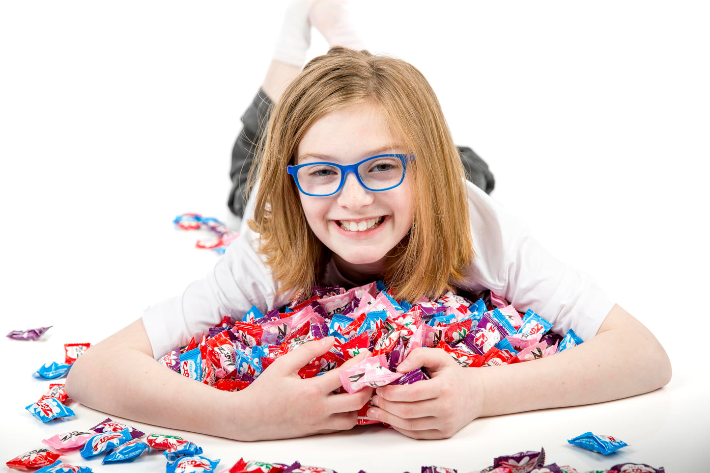 Zotz Fizzy Bulk Candy (Assorted, 200 Units)- Hard Candy Individually Wrapped- Assorted Fruit Flavors, Cherry, Watermelon, Blue R