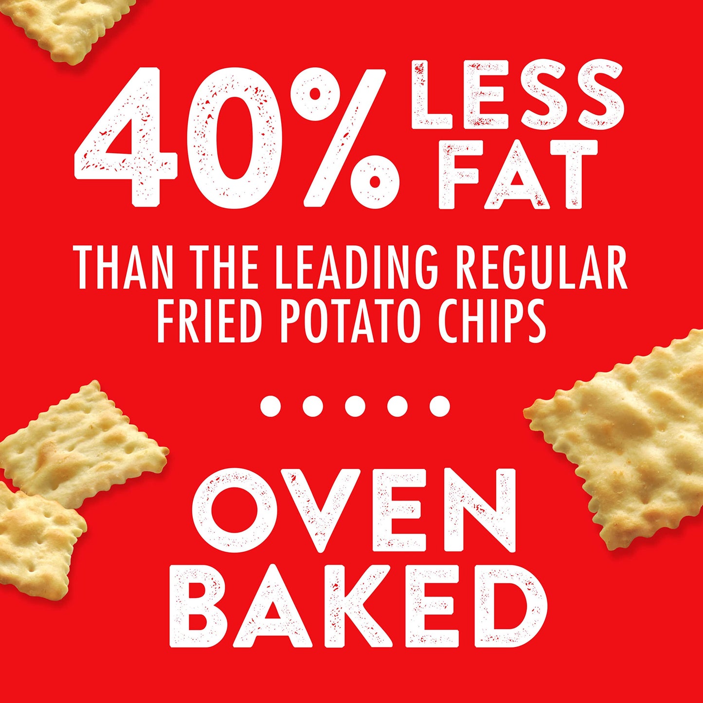 Ritz Toasted Chips Cheddar Crackers, 6 - 8.1 Oz Bags