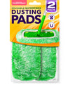 Millifiber Heavy Duty Duster Refills For Swiffer Sweeper Mop (2 Pack) - Reusable Dry Sweeping Pads (Mop Is Not Included)