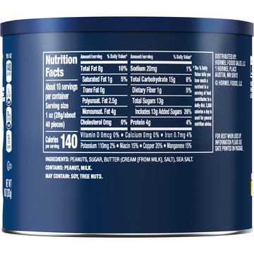 Planters Sweet N Crunchy Peanuts, 10 oz Can, Pack of 6