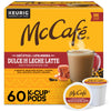 McCaf   Dulce de Leche Latte, One Step Latte Single Serve Keurig K-Cup Pods, Flavored Coffee, 60-Count Box (6 Packs of 10)