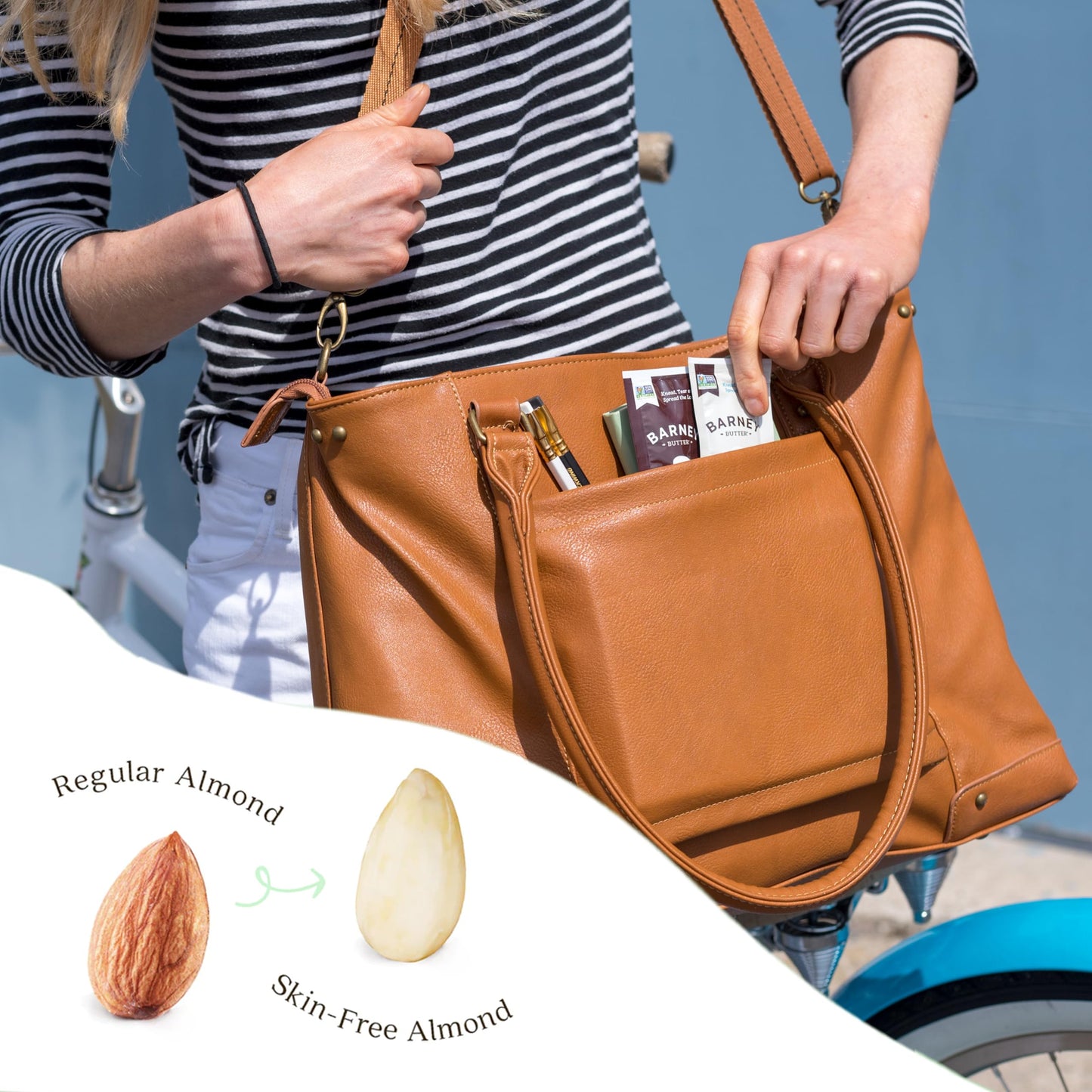 Barney Butter Almond Butter Snack Packs, Bare Smooth, 0.6 Ounce (Pack Of 12), No Added Sugar Or Salt, Skin-Free Almonds, Non-Gmo, Gluten Free, Keto, Paleo, Vegan