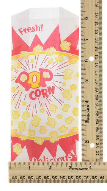 1 Oz. Popcorn Bag, Burst Design, 1000 Per Case