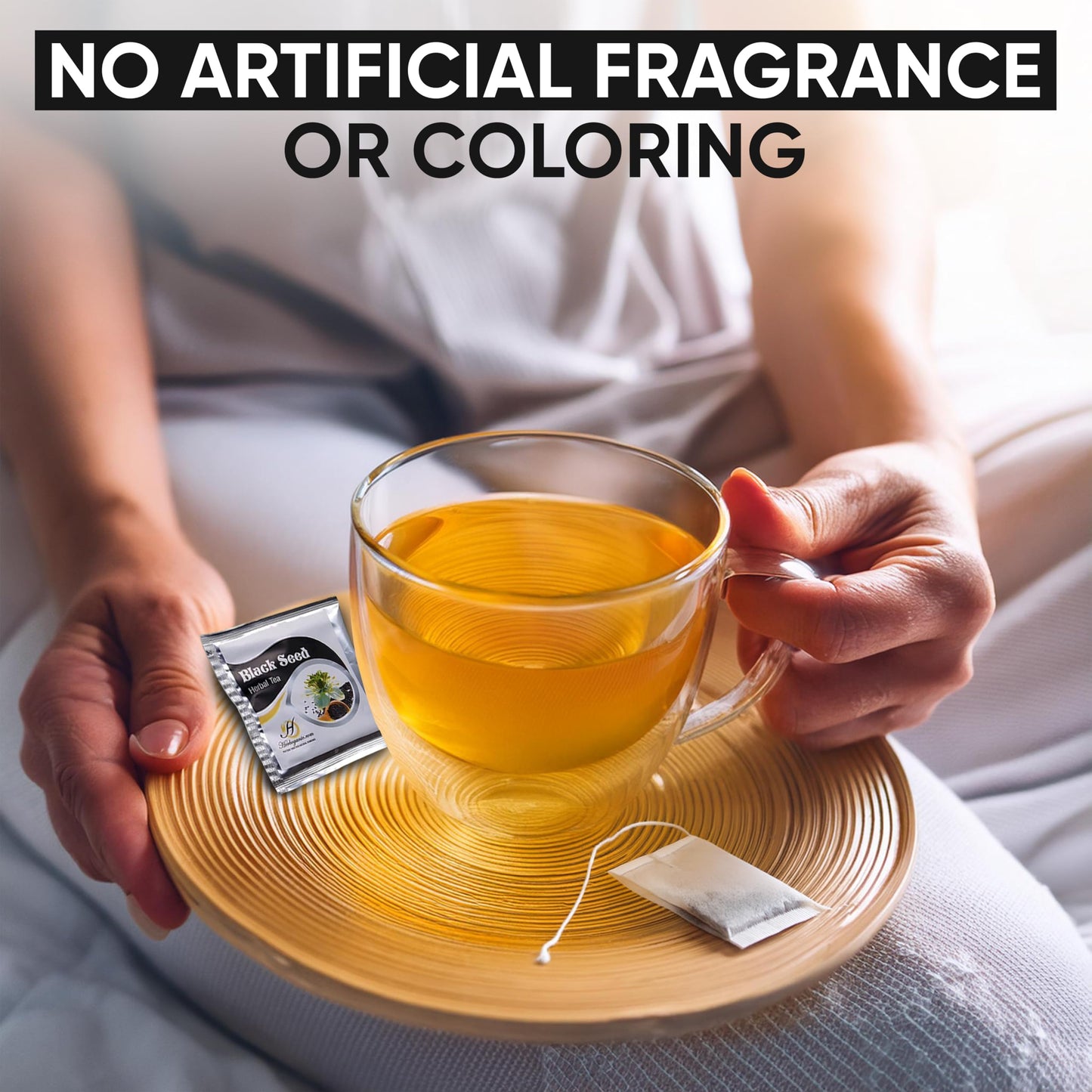 Herboganic Black Seed Herbal Tea - Digestion Support And Immune Boost | Refreshing And Delicious Blend | Natural Ingredients | 2