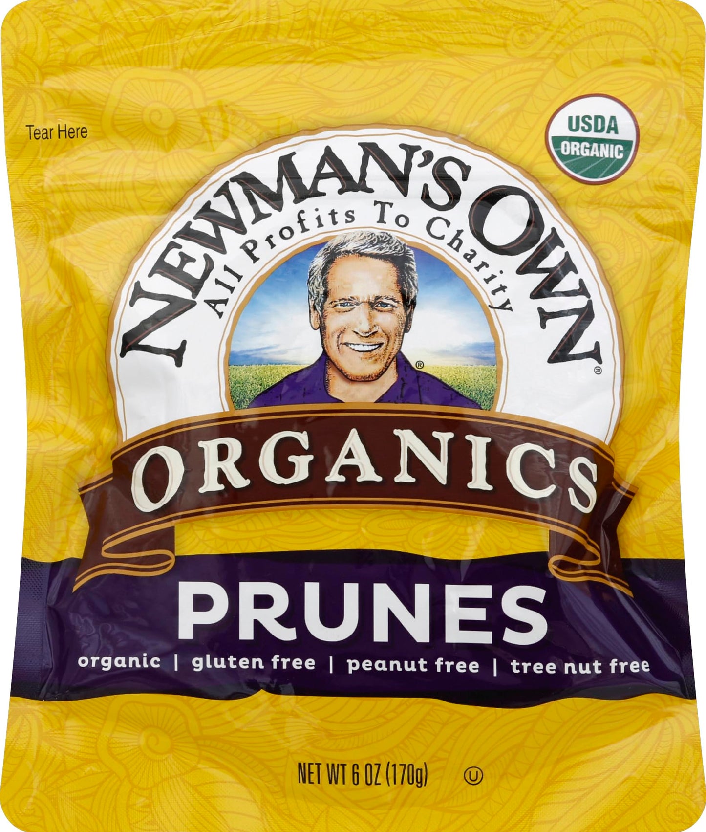 Newmans Own Organic Prunes, 6 Oz