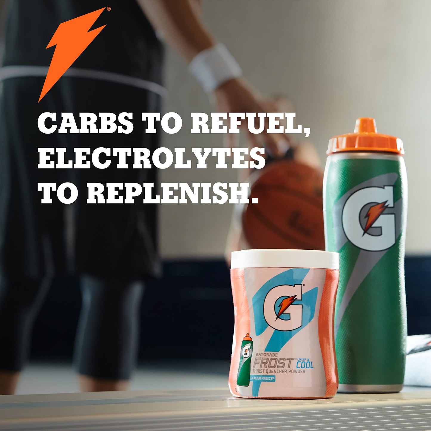 Gatorade Instant Powder, Glacier Freeze, 21 Ounce (Pack Of 32)