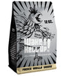 Wake The Hell Up! 12oz Ultra-Caffeinated French Vanilla Ground Coffee, Low Acid, Medium-Dark Roast