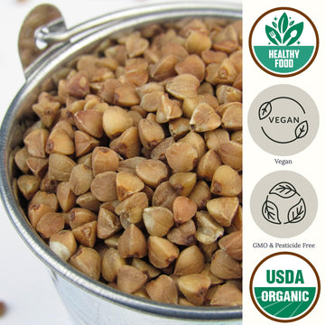 Organic Buckwheat Groats Bulk (2.8Lb) - Whole Raw Buckwheat Hulled By Be Still Farms - Great For Cereal, Salad, Side Dish - High