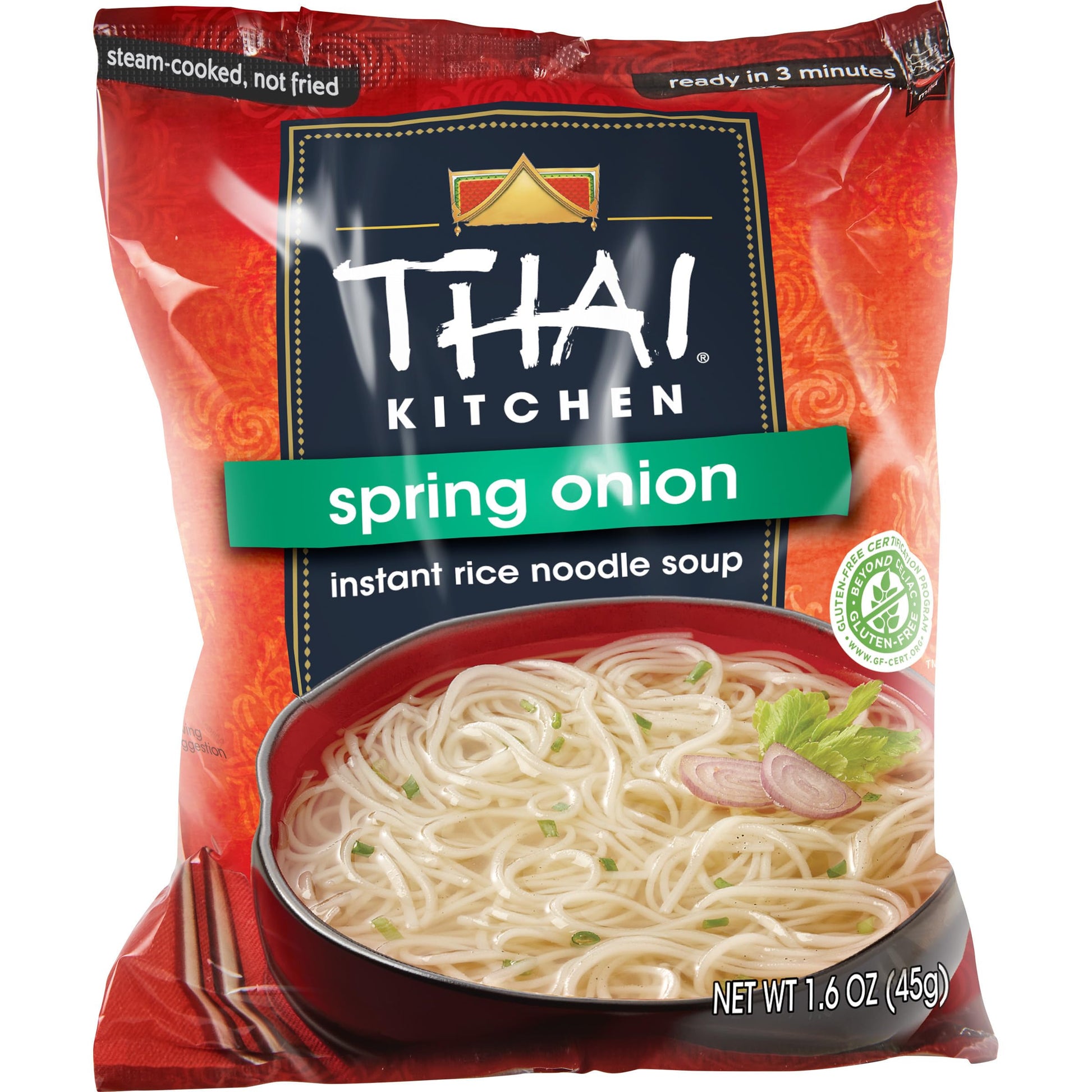 Thai Kitchen Gluten Free Spring Onion Instant Rice Noodle Soup, 1.6 oz