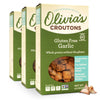 Olivias Gluten Free Croutons For Salad - Crunchy Garlic Soup Crouton - Made From Seasoned Ancient Grain Gluten-Free Artisan Brea