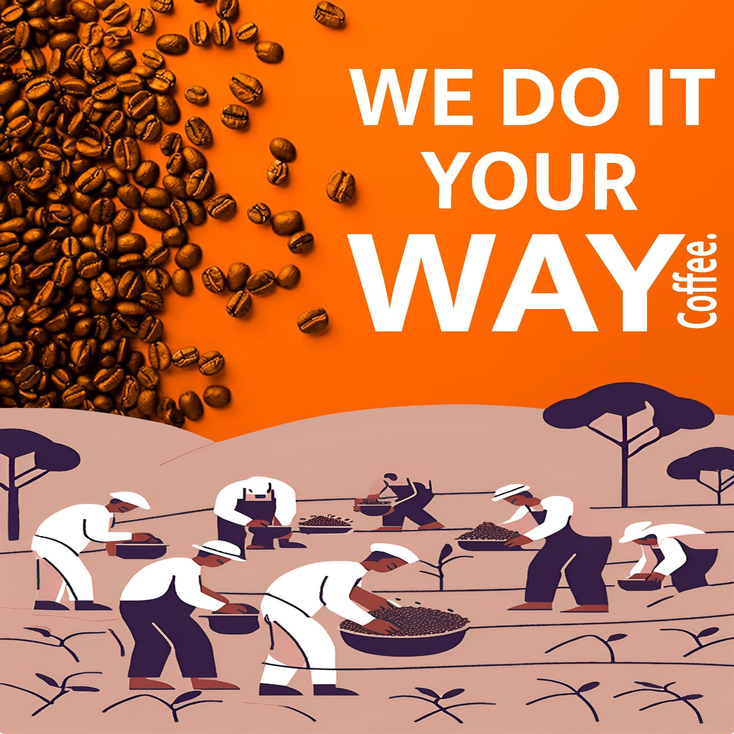 WAY Coffee Medium Roast Ground Coffee - 100% Colombian (12 Oz)