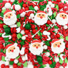 Christmas Cake Topper Sprinkles Decoration Candy Santa Claus Cupcake Dessert Cookie Sprinkle