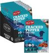 Field Trip Turkey Jerky, Gluten Free, Low Carb, Cracked Pepper, 12oz, 12 Pack