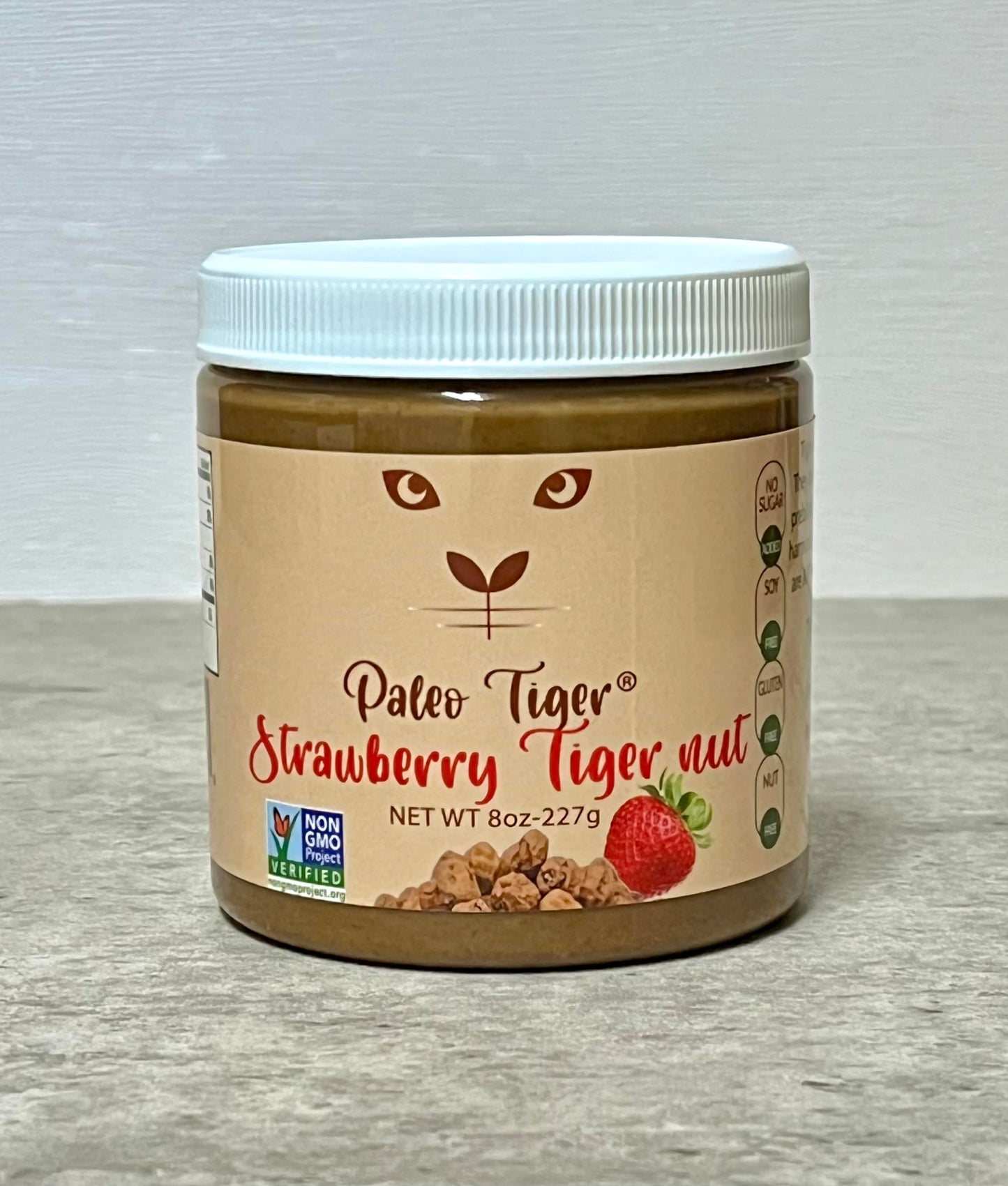 Paleo Tiger'S Limited Edition Strawberry Tiger Nut Butter | Aip & Paleo Friendly | Made With Tiger Nuts, Avocado Oil & Strawberr