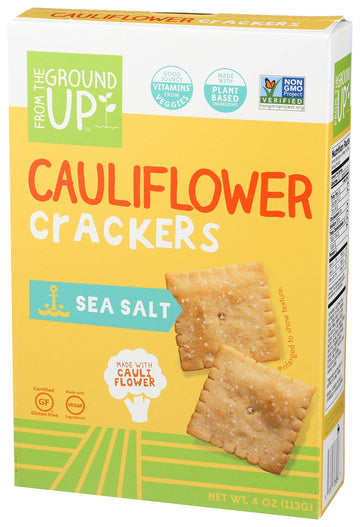 FROM THE GROUND UP Cauliflower ers Sea Salt, 4 Ounce, Pack of 1