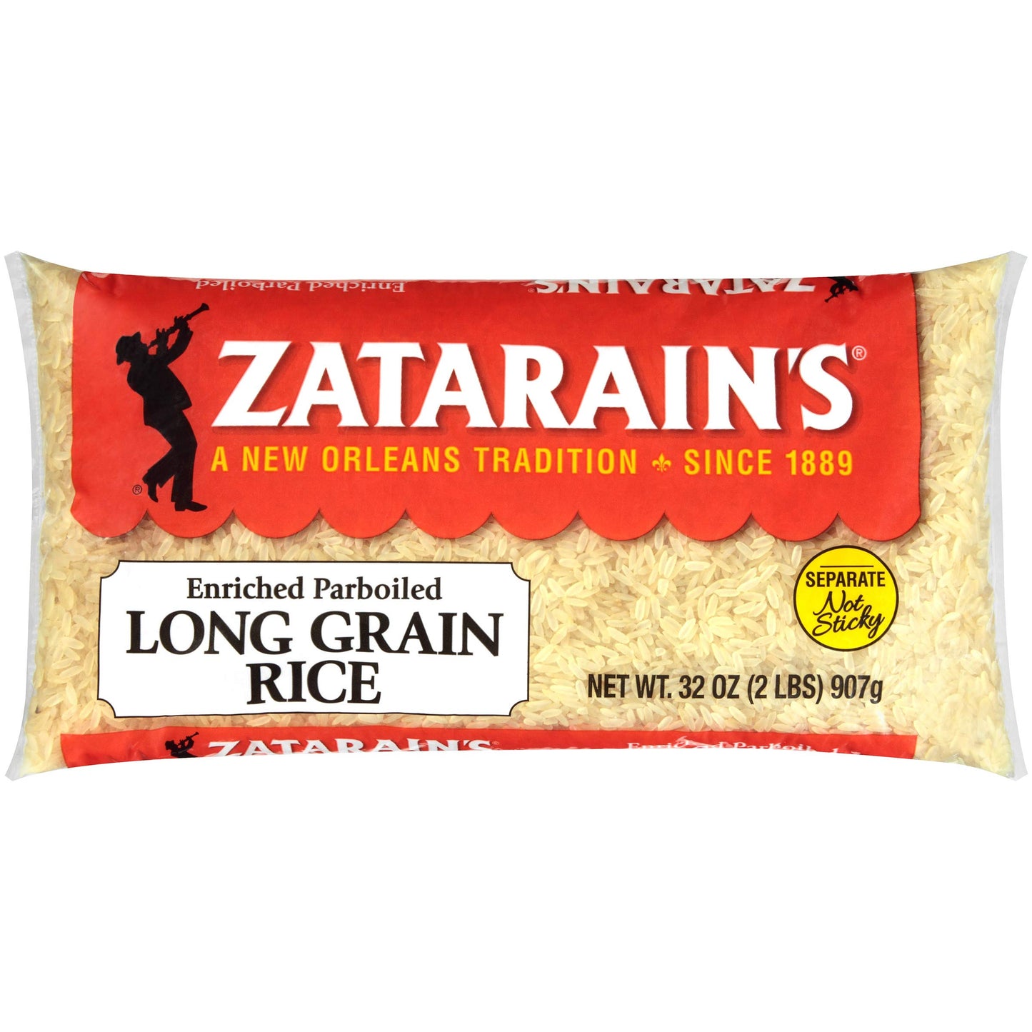 Zatarains Enriched Parboiled Long Grain Rice 2 lb
