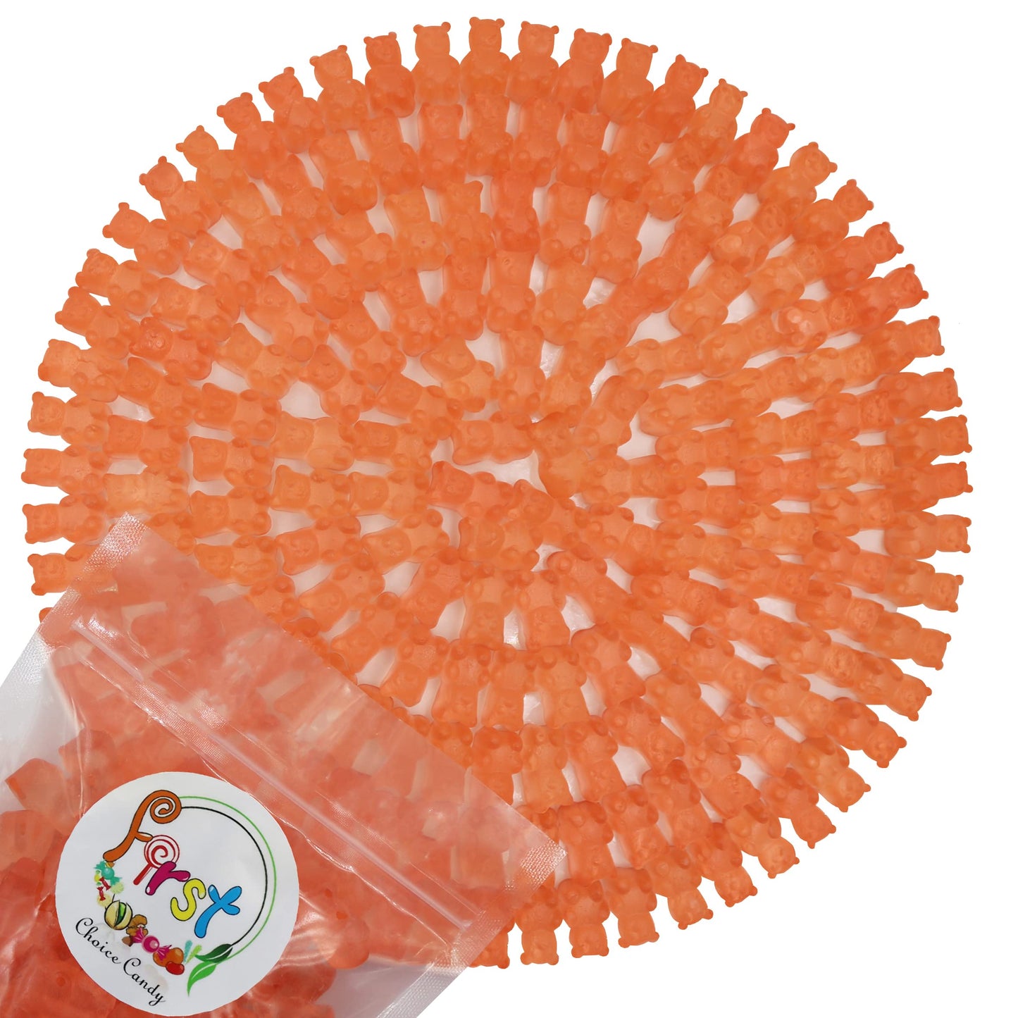 FirstChoiceCandy Gummy Bears (Pink Grapefruit, 2 Pound (Pack of 1))