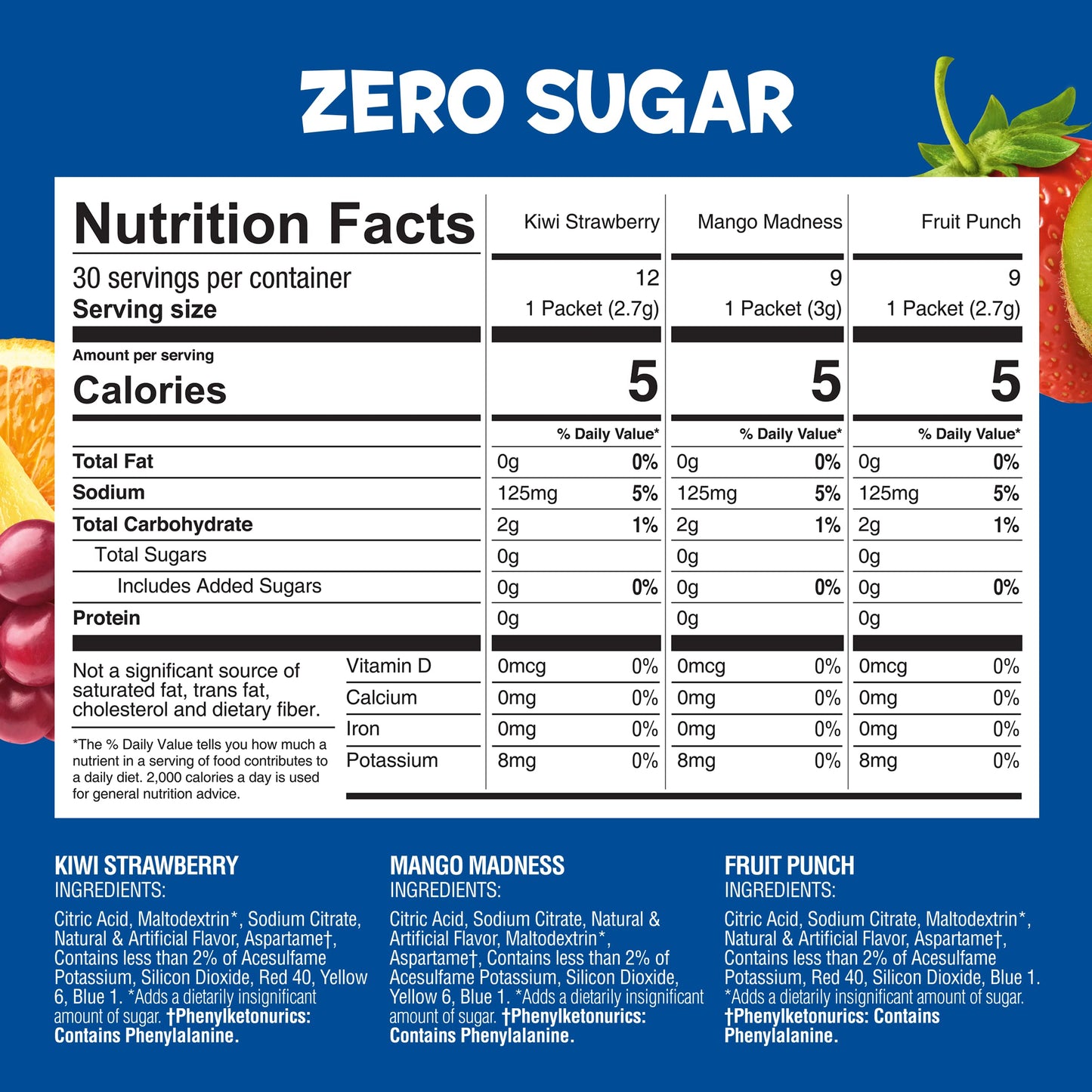 Snapple Powder Drink Mix Variety Pack - 30 Powder Sticks | Assorted Flavors, Zero Sugar | On-the-Go Hydration for Refreshing Bev