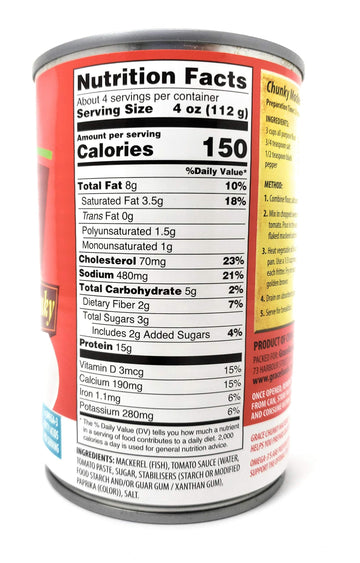 Grace Chunky Mackerel In Tomato Sauce 15oz - 2 Pack - Canned Mackerel