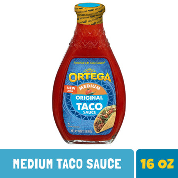 Ortega Original Taco Sauce, Medium, 16 Ounce