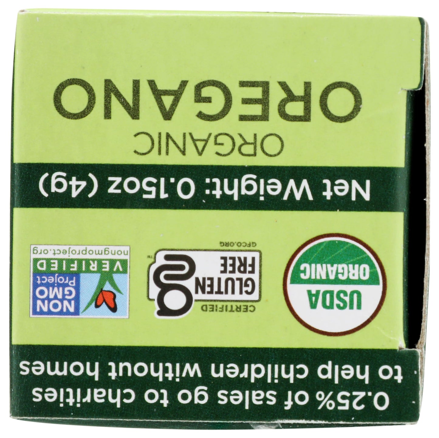 Spicely Organic Oregano 0.15 Ounce ecoBox Certified Gluten Free