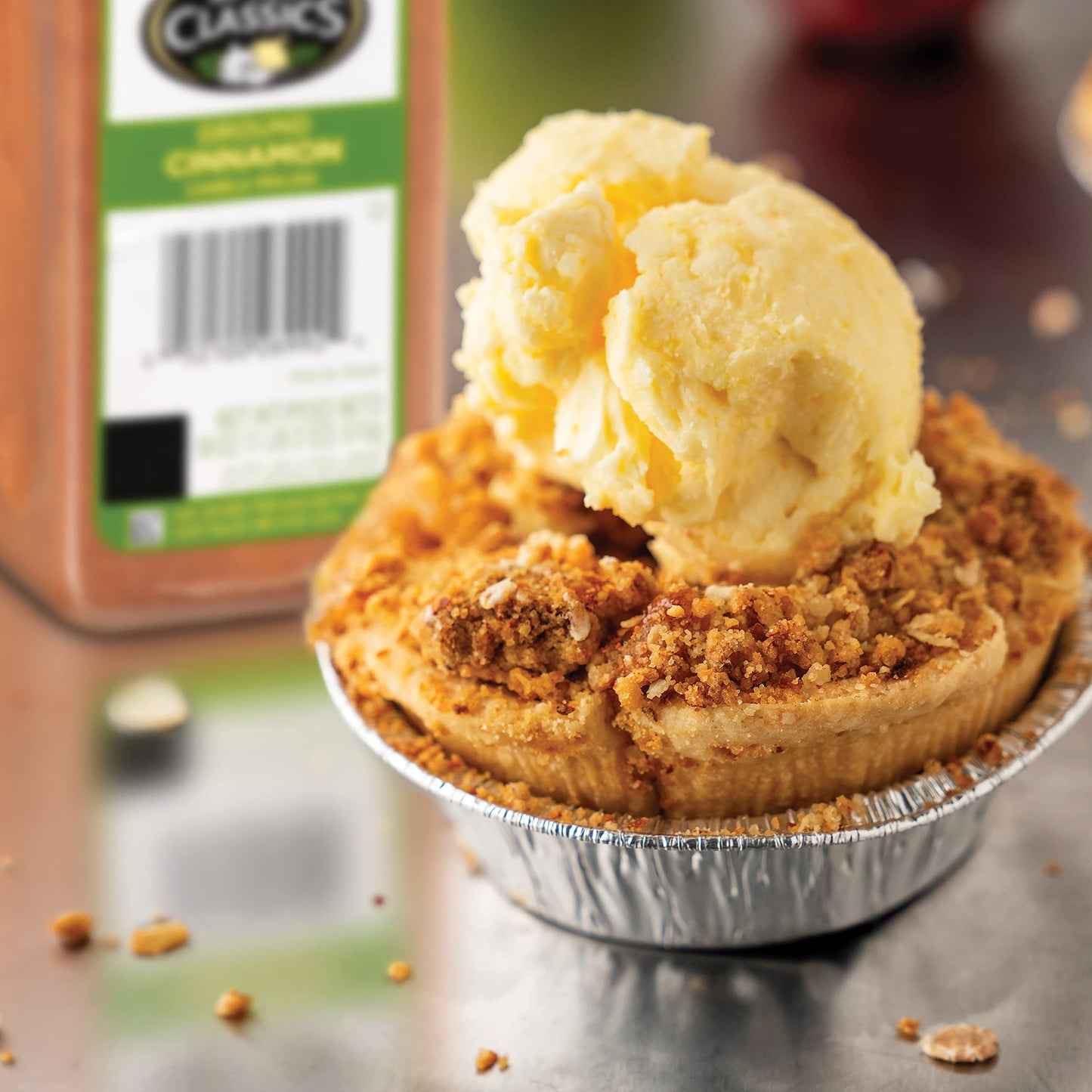 Spice Classics Ground Cinnamon Powder, 18 oz Container - Perfect for Desserts, Tea, Cider, and Meat Rubs