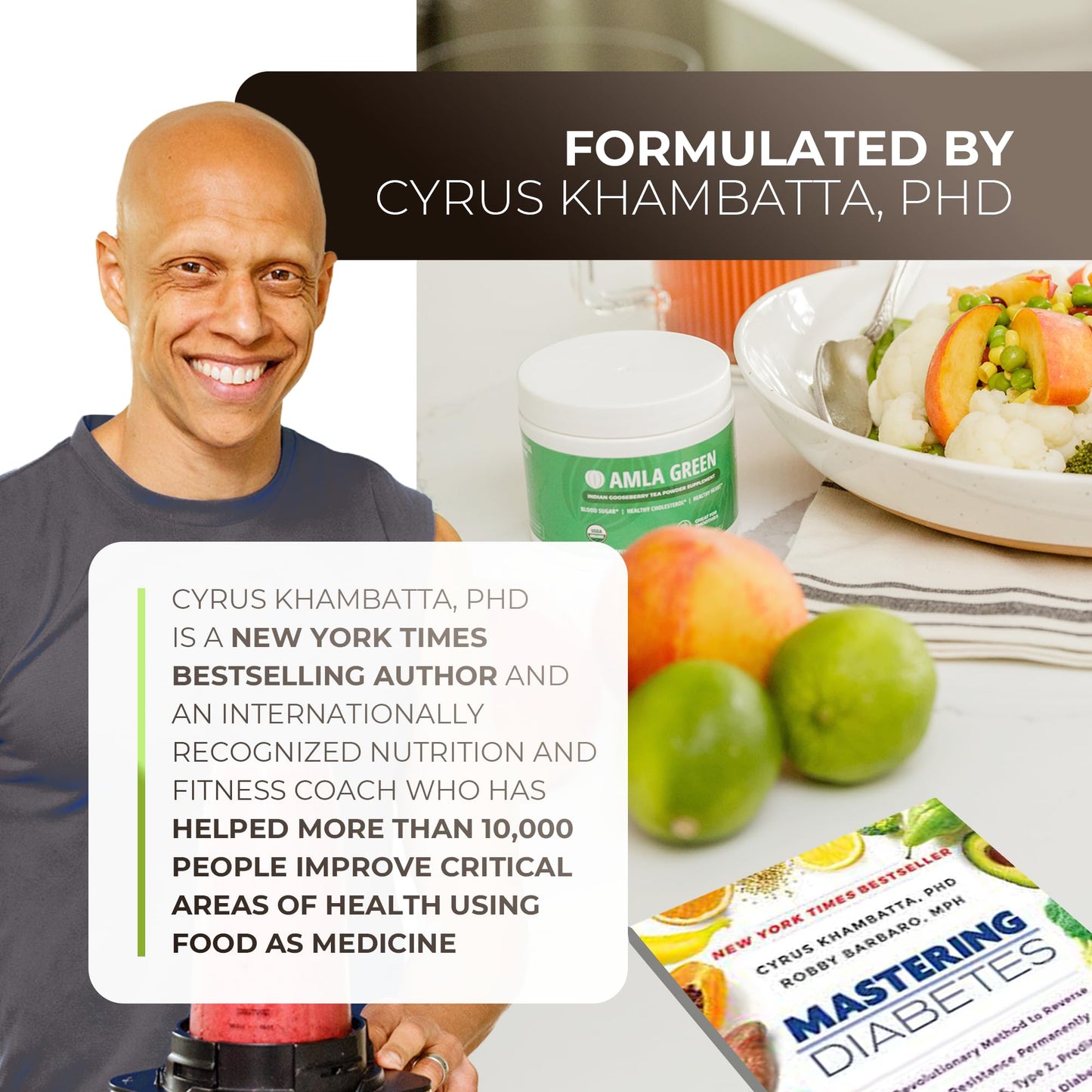 Amla Green Organic Ground Superfood Coffee, 16 Oz Medium Roast, Antioxidant-Rich Indian Gooseberry, 100% Arabica Specialty Coffee