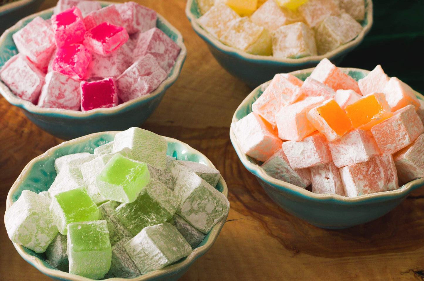 Cerez Pazari Turkish Delight Candy Gift Basket 2 Lbs, Lokum Dessert Gourmet Christmas Holiday Corporate Food Gifts In Elegant Ti