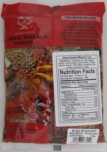 Garam Masala 7 Oz.