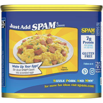 SPAM 25% Less Sodium Canned Meats 12 oz Cans 12 Pack