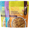 Magic Spoon Protein Granola - High Protein Granola Keto Friendly Low Sugar Grain Free Healthy Breakfast or Quick Snack (1 bag of each: Honey Almond Dark Chocolate Almond Peanut Butter)
