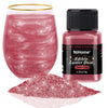 NiHome Edible Glitter Powder, Metallic Luster Dust, 10g/0.35oz, Dark Red, Vegan, Allergen-Free, Food Decorating Sprinkle